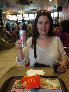 Diet Coke & Fries at McD's